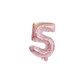 Large Foil Number Air-fill and Helium Balloons (0-9) - Rose Gold